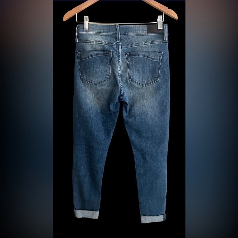 Express: Mid Rise Blue Denim Jeans - Picture 5 of 16